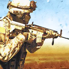 Скачать взломанную Desert Hawks: Soldier War Game  [МОД Много монет] - стабильная версия apk на Андроид