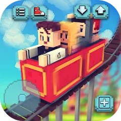 Взлом Theme Park Craft: Build & Ride  [МОД Много денег] - полная версия apk на Андроид