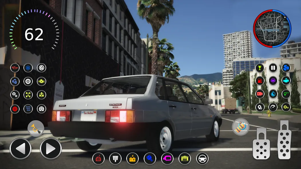 21099 Lada: Russian Racer Max  [МОД Все открыто] Screenshot 4