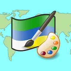 Скачать взломанную Draw The Flag - Quiz & Maker  [МОД Unlocked] - последняя версия apk на Андроид