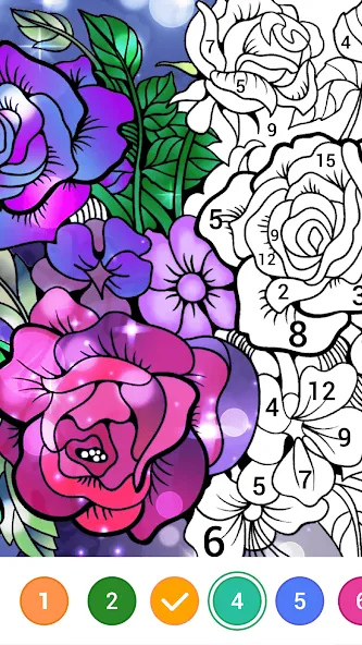 Magic Paint: Color by number (Магик Пейнт)  [МОД Много денег] Screenshot 2