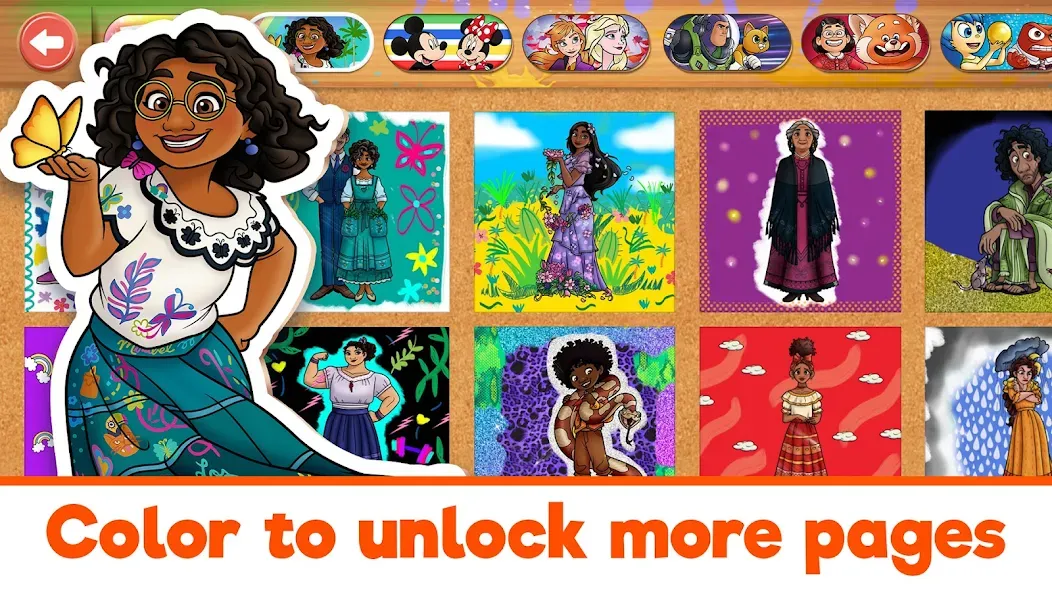 Disney Coloring World (Дисней)  [МОД Unlimited Money] Screenshot 5