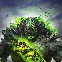 Взломанная Blood of Titans: Card Battle  [МОД Много денег] - последняя версия apk на Андроид
