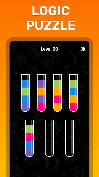 Water Sort Puzzle Color Game  [МОД Бесконечные монеты] Screenshot 4