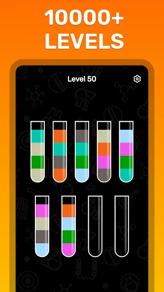 Water Sort Puzzle Color Game  [МОД Бесконечные монеты] Screenshot 5